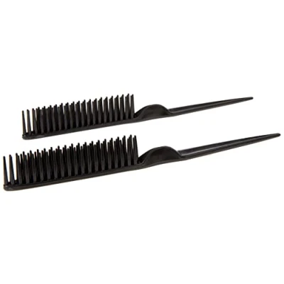 Immagine di CocoBlack Naturals Pettine a 3 file per districare, definire e separare i riccioli (nero)