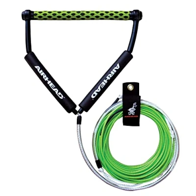 Immagine di Kwik Tec, Airhead Dyneema Corda Termica Wakeboard Uomo, Verde, 4 Sections (70 Feet)