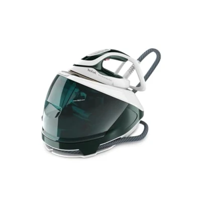 Immagine di Tefal Pro Express eco GV9E21E0 Ferro da stiro a vapore, 2200 Watt, 560 g/min, flusso di vapore continuo, 140 modalità, sistema collettore calcare, verde foresta,
