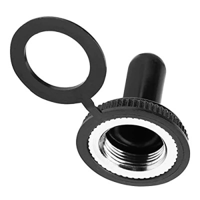 Immagine di Copri interruttori a bilanciere, Interruttore Levetta, 20 pezzi 12mm levetta bilanciere stivali con cappuccio in gomma impermeabile Nero