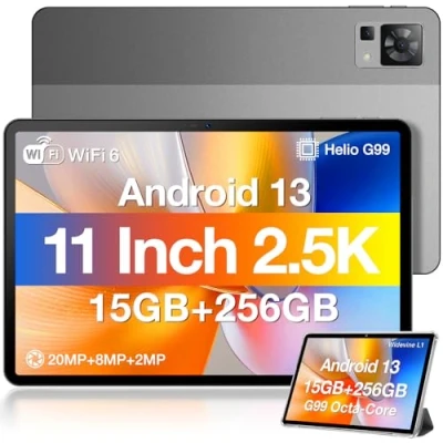 Immagine di DOOGEE T30 Pro Tablet Touch Android 13 11 pollici, display 2.5 K Helio G99 Octa Core 15 GB RAM+256 ROM /2TB TF, 8580 mAh/33 W, 20 MP Dual SIM 4G LTE +5G WiFi Widevine L1/TÜV Certificato