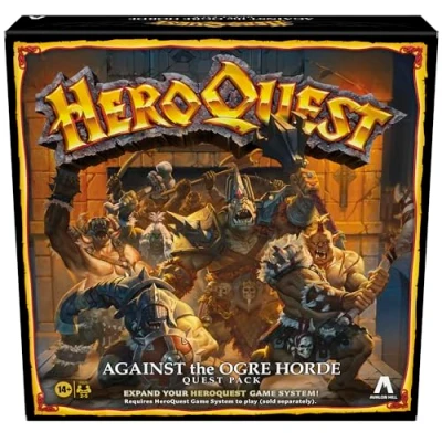 Immagine di Avalon Hill Pacchetto missione HeroQuest Against The Ogre Horde gioco di ruolo Età 14+ anni Da 2 a 5 giocatori Richiede il sistema per giocare, multicolore, confezione 1
