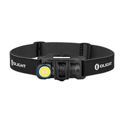 Immagine di OLIGHT Perun 2 mini Lampada Frontale LED 1100 Lumen Torcia Elettrica Ricaricabile 5 Livelli di luminosità, Regolabile a 180 per Corsa, Jogging, Campeggio, le segnalazioni emergenza (Nero)
