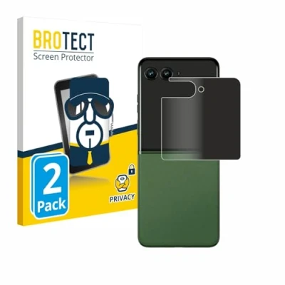 Immagine di brotect (2 Pezzi Pellicola Privacy per Motorola Razr 50 (Display posteriore) [Anti Spy, Protettiva Chiara, Blue Light Filter]