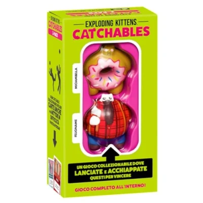 Immagine di Asmodee Exploding Kittens: Catchables Miciabella, Gioco da Tavolo, 8+ Anni, 2+ Giocatori, Edizione in Italiano
