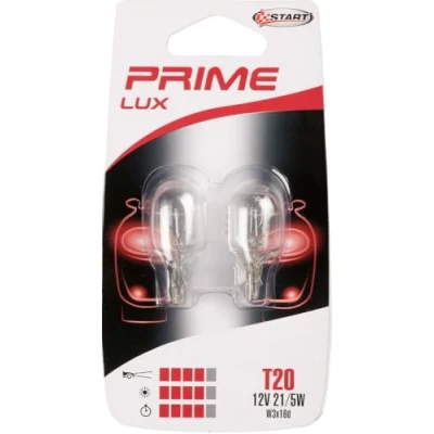 Immagine di T20 Coppia di Lampadine in vetro biluce per luci auto 12V 21/5W W3x16d