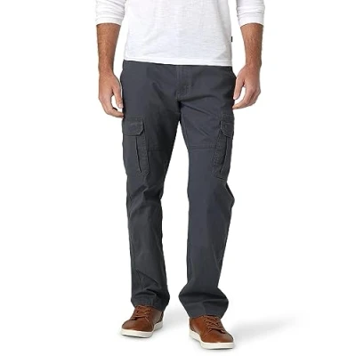 Immagine di Wrangler Authentics Pantaloni Cargo Elasticizzati con vestibilità Comoda Casual, Twill Antracite, W38 / L32 Uomo