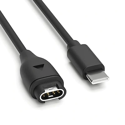 Immagine di Sinoacc Cavo di ricarica USB C per orologio Garmin Fenix 5 5S 5X Plus 6 6S 6X Pro 7 7S 7X, Forerunner 745 935 945 45 45S 245 Music, Instinct, Approach S10 S40 S60 S12 S42, Vívoactive 3 4 4S Venu