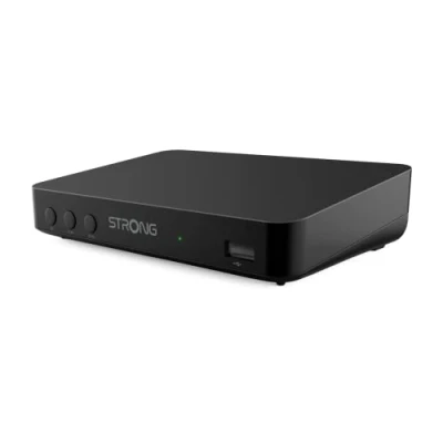 Immagine di STRONG SRT8208 Decoder Full HD DVB T2 Compatibile HEVC265 Ricevitore/Sintonizzatore TV HDMI, USB, Dolby Digital Plus Nero