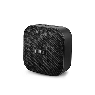 Immagine di MIFA A1 Altoparlante Mini Portatile Bluetooth 4.2 Tecnologia DSP, IP56 Impermeabile, Scheda Micro SD, Cavo Audio 3,5 mm e Microfono Incorporato per iPhone, iPad, Samsung, Huawei, Honor, Nero