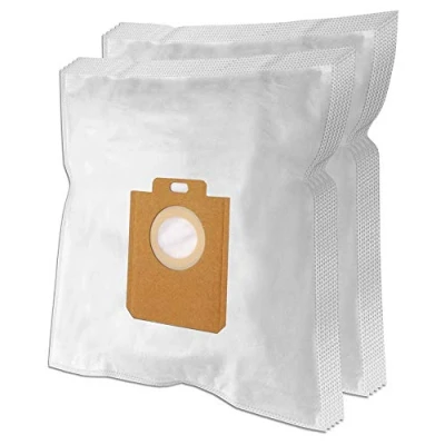 Immagine di Confezione da 10 sacchetti per aspirapolvere AEG ELECTROLUX ErgoClassic, UltraSilencer, ClassicSilencer, SilentPerformer, PowerForce, VX4, VX6, VX7, VX8 / PHILIPS FC8021/03 Tornado/Volta/S Bag
