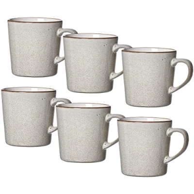 Immagine di Ritzenhoff &amp; Breker Set di tazze da caffè Visby in gres, grigio, 6 pezzi