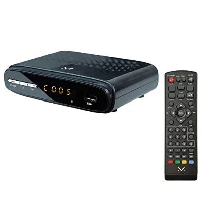 Immagine di Majestic DEC 675 HD USB Decoder Digitale terrestre DVB T/T2 con display, HEVC MAIN 10, ingresso USB, Telecomando, SCART, HDMI