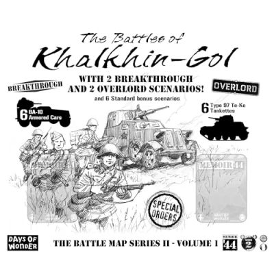 Immagine di Days of Wonder , Memoir &#039;44 Battle Map Khalkhin Gol Expansion Board Game Ages 8+ 2 8 Players 30 90 Minutes Playing Time
