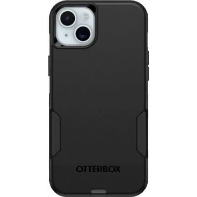 Immagine di OtterBox Custodia Serie Commuter per iPhone 15 Plus e 14 Plus, Nera, Sottile Resistente, Tascabile, con Protezione Le Porte