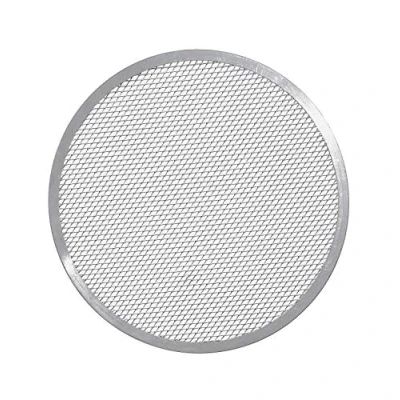 Immagine di Paderno Retina Spargifiamma in Alluminio per Pizza, Pane, Cottura Rapida e Uniforme, Adatta a Microonde, Forno Elettrico Legna, Diametro 36 cm, Argento