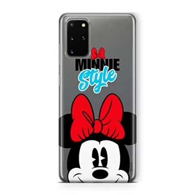 Immagine di custodia per Samsung S20 Plus con licenza ufficiale Disney Minnie e Topolino Plus, S11, in plastica TPU silicone protegge da urti graffi