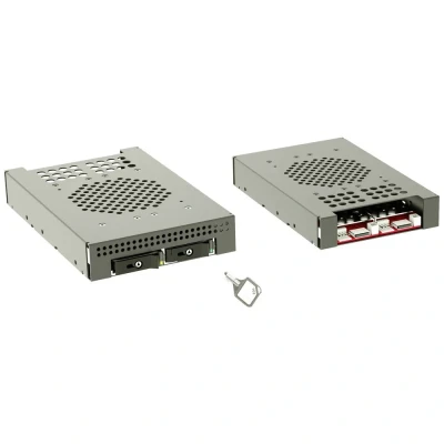 Immagine di JouJye JJ GM3 102M2 Fr Slimline SAS(SFF 8654) 1x3.5 for 2xM.2 NVMe Telaio per HDD 3,5 SAS