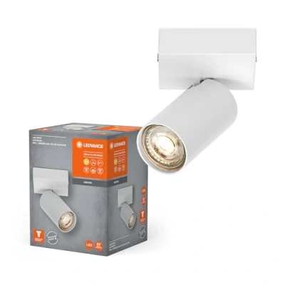 Immagine di LEDVANCE LED SPOT OCTAGON 1x3,4 W, GU10, 230 lm, bianco, 2.700K, bianco caldo, design senza tempo, lampada sostituibile, ideale per interni, teste orientabili, dimmerabile