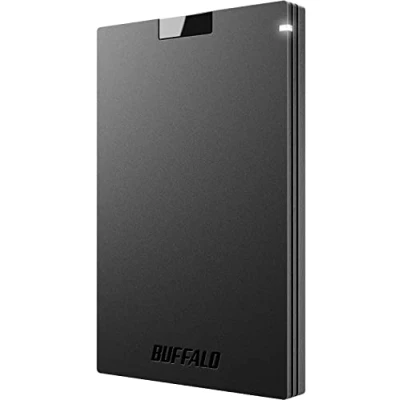 Immagine di BUFFALO SSD esterno da 500 GB, compatibile con PS4/PS5/Windows/Mac, USB C a 3.2 Unità stato solido esterna ‎SSD PG500U3B
