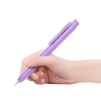 Immagine di MoKo Custodia Protettiva Compatibile con Apple Pencil 1a Generazione, Cover Retrattile Cappuccio per Pennino, Nuovo iPad 10 2022/iPad 9/8/7 2021/2020/2019/iPad Mini 5, Viola