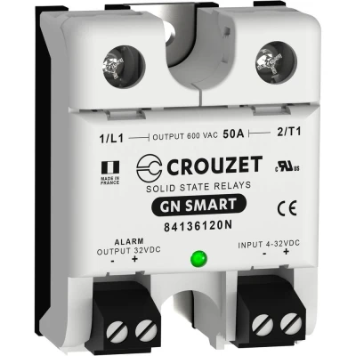 Immagine di Crouzet Relè A semiconduttore 84136120N 50 Tens.comm.max: 600 V/AC Commutazione zero crossing 1 pz.