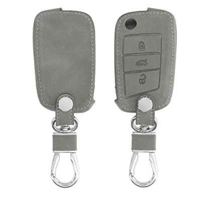 Immagine di kwmobile Cover copri chiave compatibile con VW Golf 7 MK7 3 tasti Guscio protettivo chiavi auto in pelle PU Nabucco per telecomando macchina