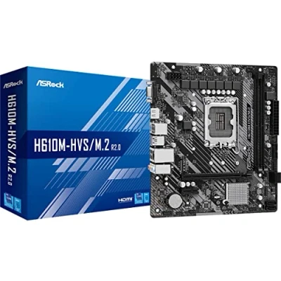 Immagine di Asrock H610M HVS/M.2 R2.0 Intel H610 LGA 1700 micro ATX