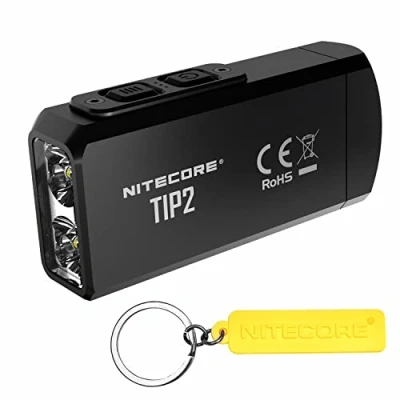 Immagine di NITECORE TIP 2 (TIP2) 720 lumen ricaricabile EDC portachiavi torcia con etichetta