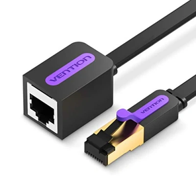 Immagine di RJ45 Cat7 cavo prolunga Vent, Ethernet Extender rete patch cavi schermato maschio a connettore femmina 2m/6.5ft