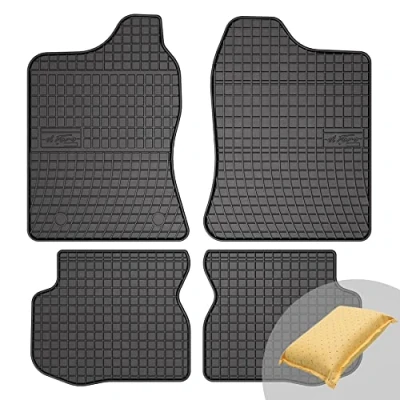Immagine di FROGUM El Toro Set di tappetini in gomma per Suzuki Jimny III 1998 2018 Materiale resistente Bordo protettivo 1 5, cm