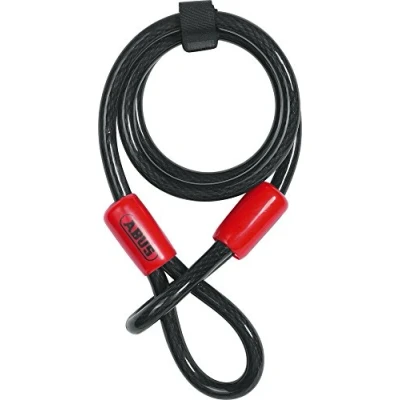 Immagine di ABUS cavo Cobra 12 loop in acciaio rivestito plastica sicurezza per accessori di biciclette e moto lunghezza 1,2 metri, spessore mm