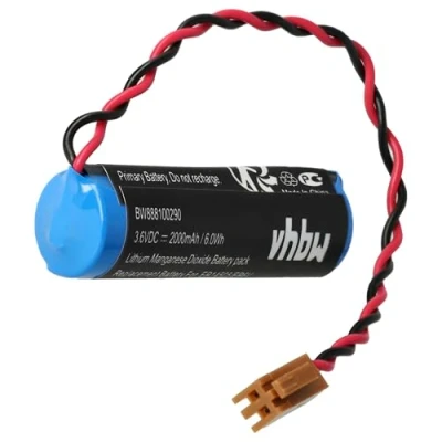 Immagine di vhbw Batteria Li MnO2 2000mAh (3.6V) sostituisce Toshiba ER6V, JAE2P