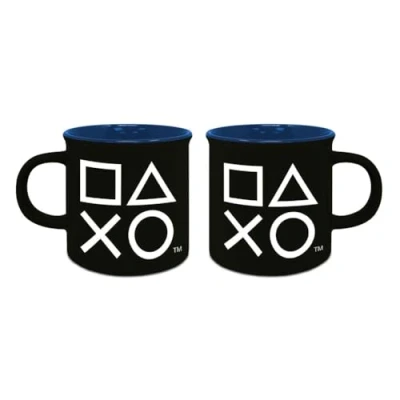 Immagine di Pyramid International Playstation, tazza da caffè con controller, falò e accessori ottimo regalo per i giocatori, colore bianco