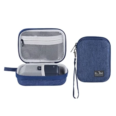 Immagine di Gadget Organizer Case per GL AXT1800/ MT1300/ SFT1200/ E750, caricabatterie, cavi e accessori, custodia robusta durevole, borsa EVA il trasporto a mano, antiurto, resistente all&#039;acqua (Blue)
