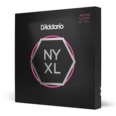 Immagine di D&#039;Addario D&#039;NYXL45100 di corde per chitarra elettrica Nickel Wound akustikpur (regular Light, 45 100, Long Scale), trasparente