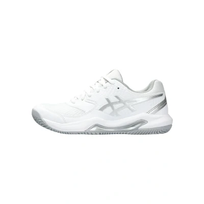 Immagine di Asics Geldedicate 8 CLAY da tennis per terra battuta, Donna, Taglia: 40.5, White pure silver Sintetico