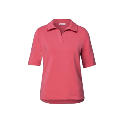 Immagine di Street One 3227352 Polo Effetto Seta, Corallo di Mandorla, 44 Donna