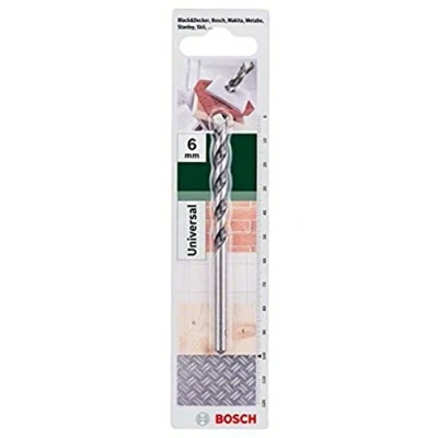 Immagine di Bosch Accessories 2609255474 Acciaio Punta multiuso 6 mm Lunghezza totale 100 Alberino cilindrico 1 pz.