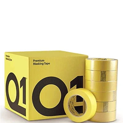 Immagine di Q1 Nastro adesivo Premium 24 mm x 50 ad alte prestazioni per auto con un base in gomma una resistenza di temperatura 110 C.