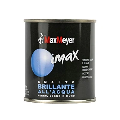 Immagine di MaxMeyer Smalto all&#039; acqua finitura brillante Bianco Panna 0,125 L [Cod.162571B130004]