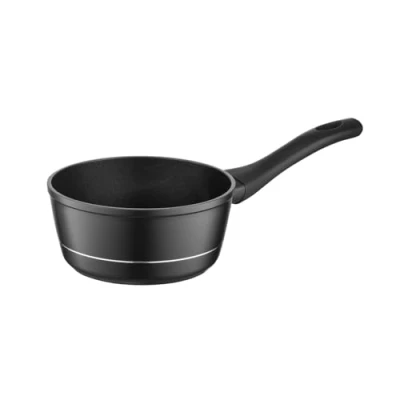 Immagine di FLORINA Pentola in Alluminio (1 l) 16 cm i Casseruola Antiaderente DELUX Rivestimento Anti Graffio Piccola per Latte Adatta a Tutti Tipi di Fornelli e Induzione