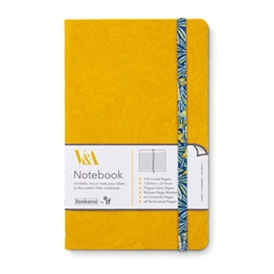 Immagine di IF V&amp;A Bookaroo A5 notebook, 192 pages, lined, Morris Tulip &amp; Salice