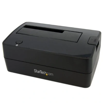 Immagine di StarTech.com Docking Station per Hard Disk a Singolo Slot, Dock USB 3.0 (5 Gbps) Drive HDD/SSD SATA I/II/III da 2,5/3,5&quot;, Slot con Carica dall&#039;Alto (SATDOCKU3S)