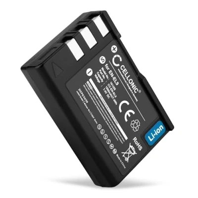 Immagine di CELLONIC Batteria EN EL9 Compatibile con Nikon D3000 D40 D40x D5000 D60 1000mAh 7.2V 7.4V