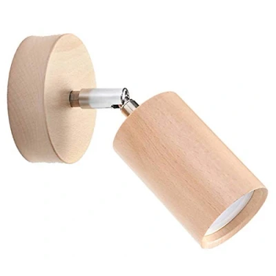 Immagine di SOLLUX lighting Muro di legno BERGE luce L: 10, B: H: 20, GU10, dimmable