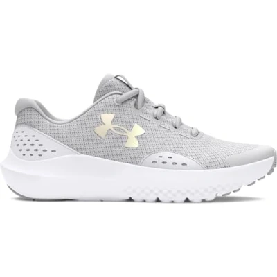 Immagine di Under Armour UA GGS Surge 4, Scarpa da Corsa, Halo Gray/White/Iridescent, 39 EU