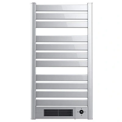 Immagine di Cecotec Scaldasalviette riscaldatore a risparmio energetico caldo 9770 Asciugamano in ceramica incorporato acciaio inox, 2000 W, display LED