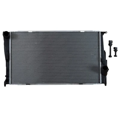 Immagine di NRF EASY FIT 53472 Radiatore motore Alluminio 600 345 33 con parti annesse Alette di raffreddamento saldate BMW: 1 Hatchback, 3 Sedan, Touring