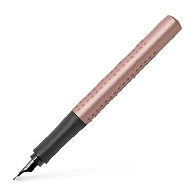 Immagine di Faber Castell 140967 Penna stilografica Grip Edition, con spessore punta M, 1 pezzo, colore: rame rosa